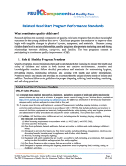 Head Start Performance Standards guide